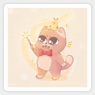 Wizard Cat Magic Sticker